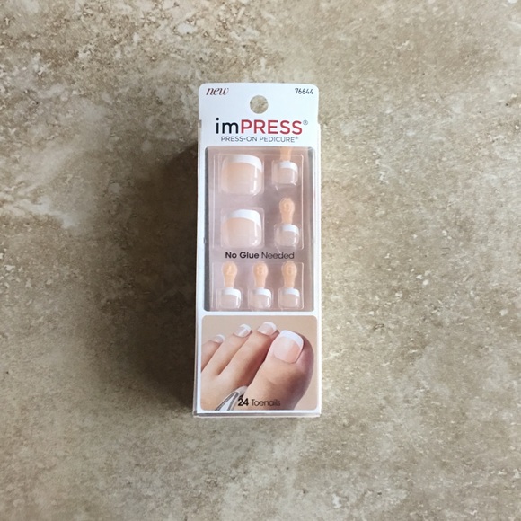 New imPRESS Press-on Pedicure in High Tide - Picture 1 of 3